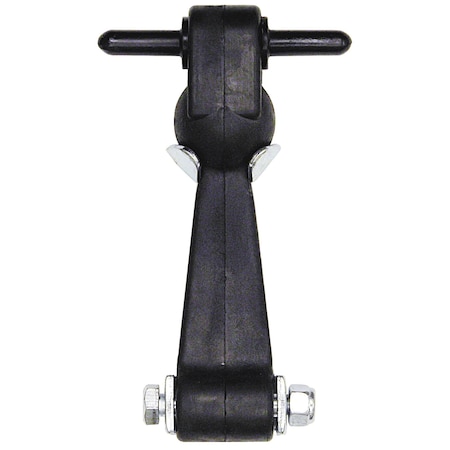 Buyers Products 6 Inch Heavy-Duty Rubber Hood Catch - Includes Brackets and Pin-With Bumper WJ206
